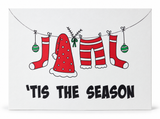 Foil Christmas Greeting Cards – 8 Pack