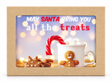 Festive Food Christmas Cards 17 × 12cm – 10 Pack – Gingerbread and Cocoa