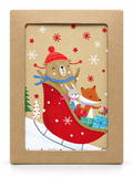Cute Illustrated Christmas Cards – 10 Pack – Robin and Friends