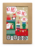 Cute Illustrated Christmas Cards – 10 Pack – Christmas Train