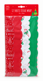 Christmas Tissue Paper Mix – 12 Sheets