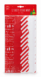Christmas Tissue Paper Mix – 12 Sheets