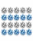 Metallic Gift Bows - 5 cm, 20 Pack
