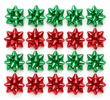 Metallic Gift Bows - 5 cm, 20 Pack