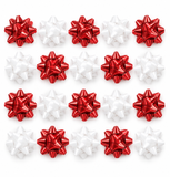 Metallic Gift Bows - 5 cm, 20 Pack