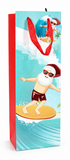 Summer Christmas Foil Bottle Gift Bag