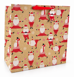 Extra Large Kraft Yoga Christmas Gift Bag