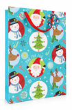 Extra Large Cartoon Christmas Glitter Gift Bag