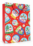 Extra Large Cartoon Christmas Glitter Gift Bag