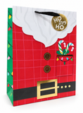 Extra Large Wide Red Christmas Gift Bag