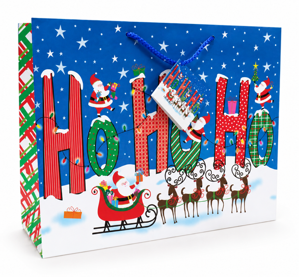 Landscape Christmas Scene Gift Bag