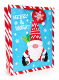 Jumbo Cute Christmas Glitter Gift Bag