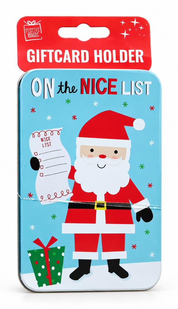 Christmas Gift Card Tin