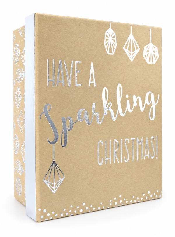 Christmas Kraft Gift Box – 11 × 14 cm