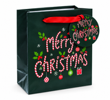 Small Printed Christmas Gift Bag