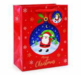 Medium Printed Christmas Gift Bag