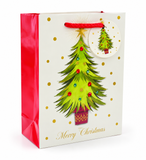 Medium Printed Christmas Gift Bag