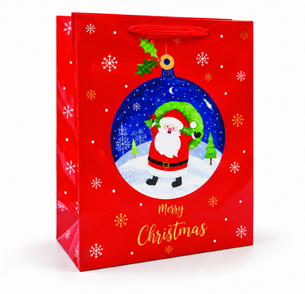 Large Printed Christmas Gift Bag