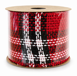 Country Woven Christmas Ribbon - 63 mm x 2.7 m