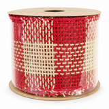Country Woven Christmas Ribbon - 63 mm x 2.7 m