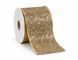 Gold Christmas Ribbon - 50 mm x 2.7 m