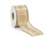Gold Christmas Ribbon - 50 mm x 2.7 m