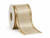 Gold Christmas Ribbon - 50 mm x 2.7 m