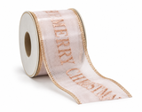 Pink Christmas Ribbon - 50 mm x 2.7 m