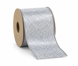 Glitter Christmas Ribbon - 63 mm x 10 m