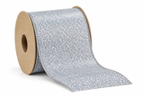 Wide Glitter Christmas Ribbon - 10 cm x 10 m