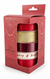 Coordinated Christmas Ribbon Gift Box - 5 Pack