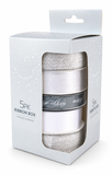 Coordinated Christmas Ribbon Gift Box - 5 Pack