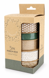 Coordinated Christmas Ribbon Gift Box - 5 Pack
