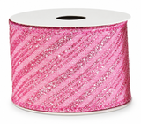Pink Christmas Ribbon - 50 mm x 2.7 m