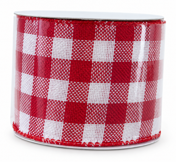 Woven Gingham Ribbon - 60 mm x 2.7 m