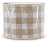 Woven Gingham Ribbon - 60 mm x 2.7 m