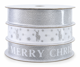 Christmas Ribbon Set - 3 Pack, 15 mm x 3 m