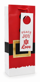Christmas Slogan Foil Bottle Gift Bag