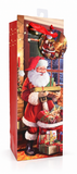 Traditional Santa Glitter Bottle Gift Bag