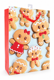 Extra Large Christmas Cookie Glitter Gift Bag