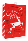 Extra Large Classic Red and Gold Foil Gift Bag