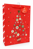 Extra Large Classic Red and Gold Foil Gift Bag