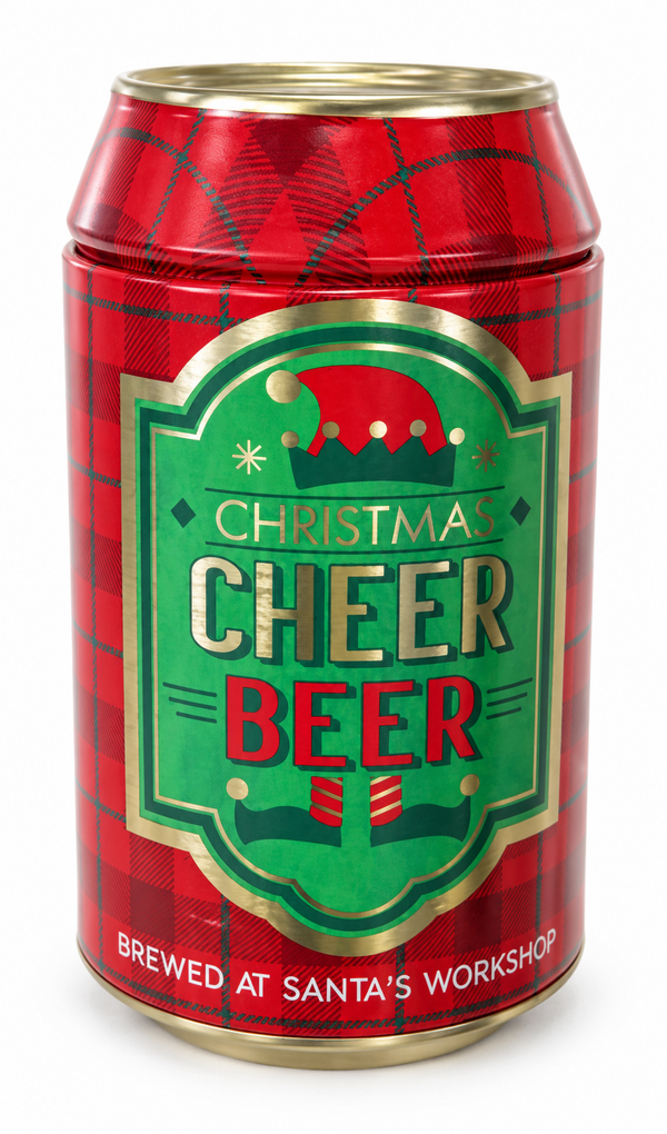 Christmas Beer Can Gift Card Holder
