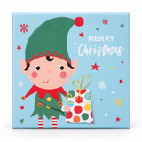 Square Christmas Gift Card Box – 10 × 10 cm