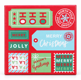 Square Christmas Gift Card Box – 10 × 10 cm