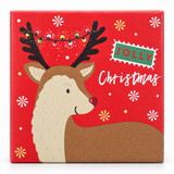 Square Christmas Gift Card Box – 10 × 10 cm
