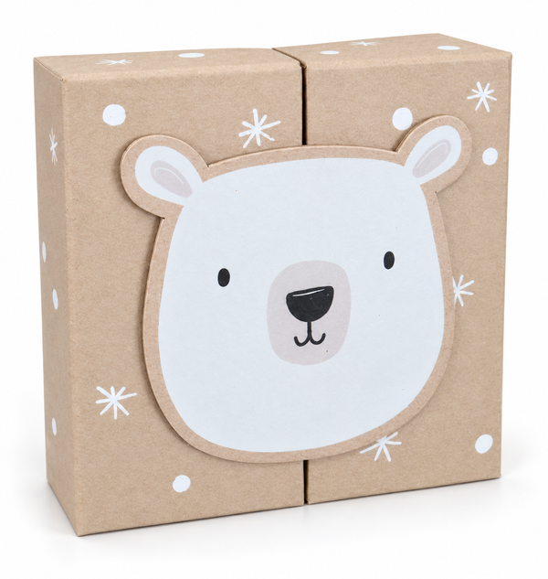 Double-Door Christmas Character Gift Box