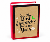 Christmas Book-Style Gift Card Box