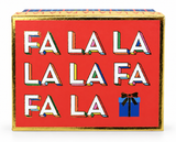 Red Fancy Foil Christmas Gift Box