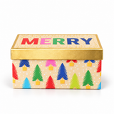 Metallic Christmas Gift Box